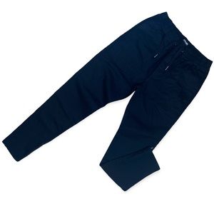 Zanerobe Mens Black Zip Up Cargo Jogger Trousers